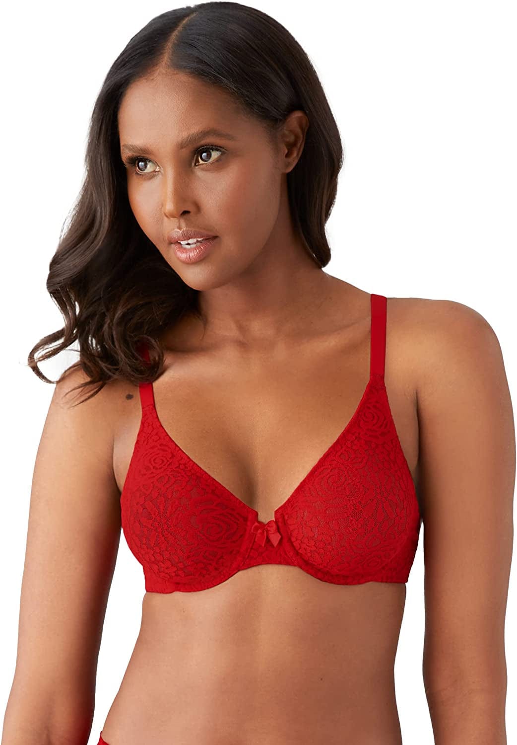 Wacoal Women’S Halo Lace Underwire Bra Barbados Cherry / 40D