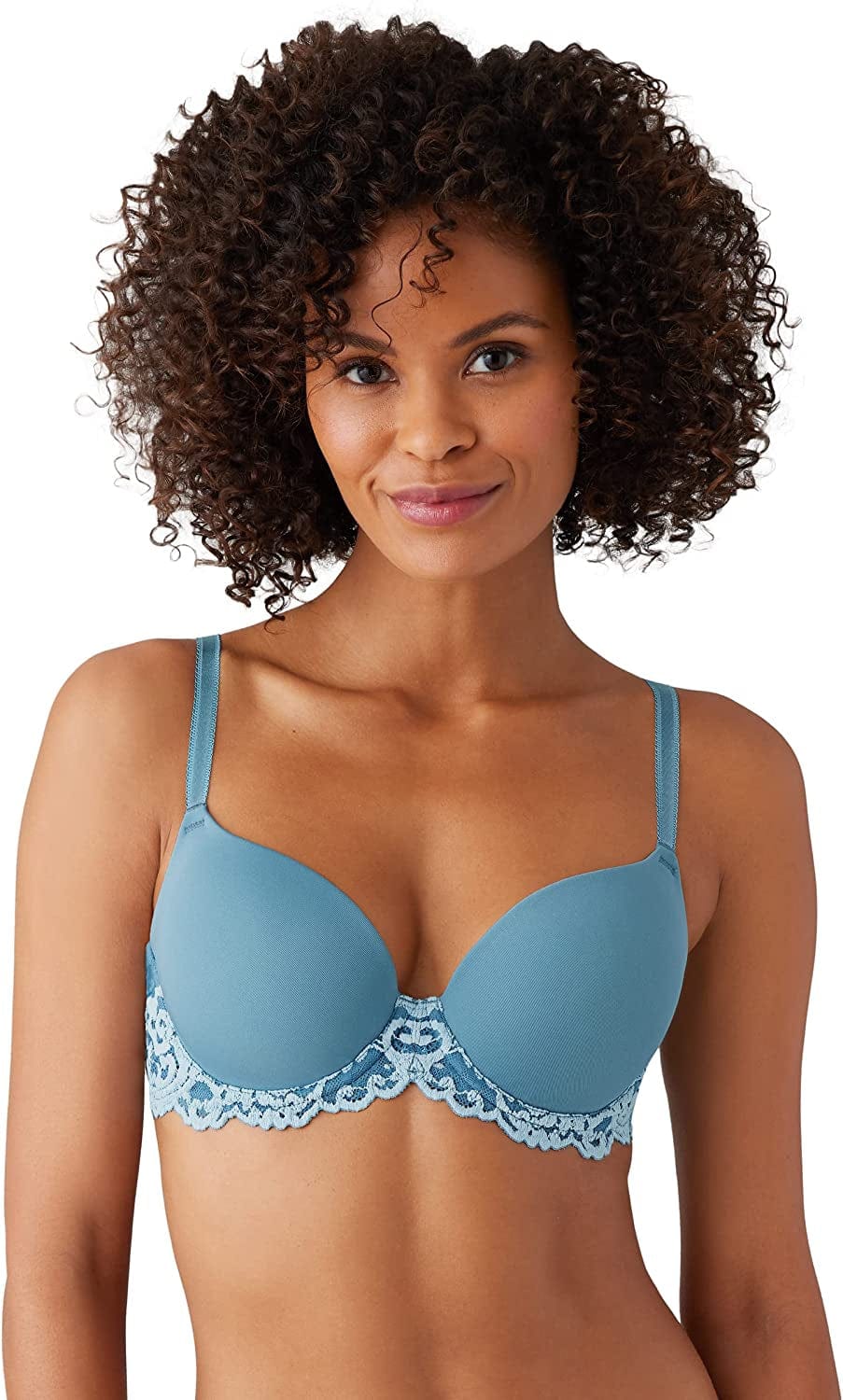 Wacoal Women'S Instant Icon Contour Bra Provincial Blue/Angel Falls / 36DD