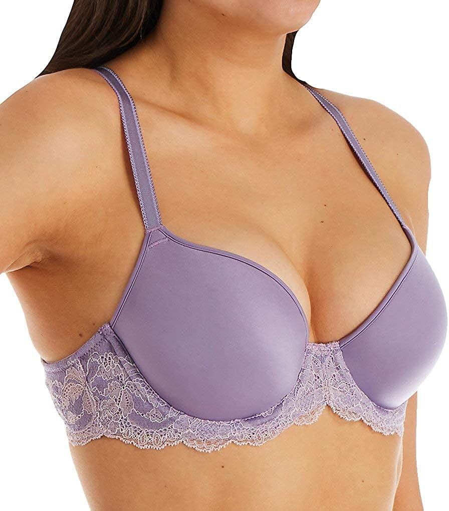 Wacoal Women'S Lace Affair T-Shirt Bra Dusk/Cloud Gray / 36D