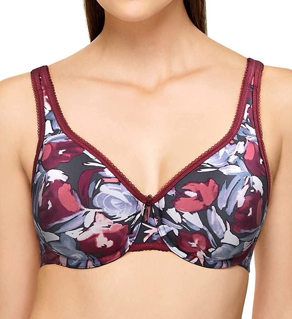 Wacoal Women'S plus Size Full Figure Basic Beauty Underwire Bra Winter Floral / 44G