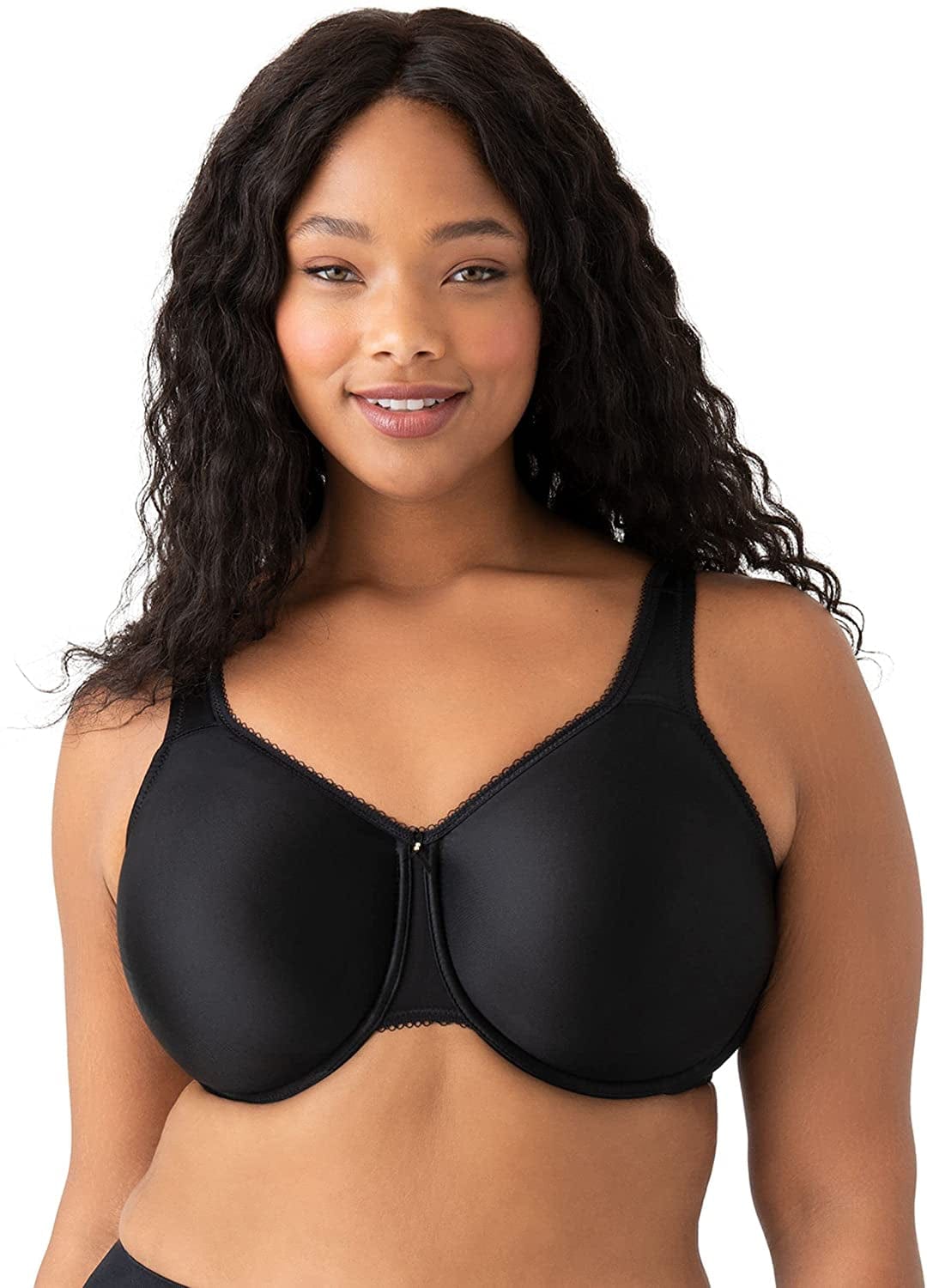 Wacoal Women'S plus Size Full Figure Basic Beauty Underwire Bra Black / 44G