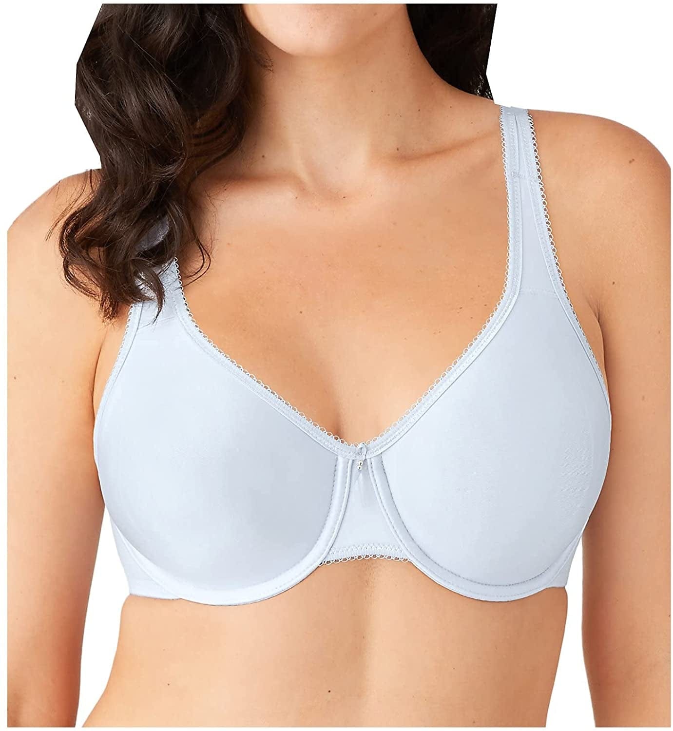 Wacoal Women'S plus Size Full Figure Basic Beauty Underwire Bra Arctic Ice / 38D
