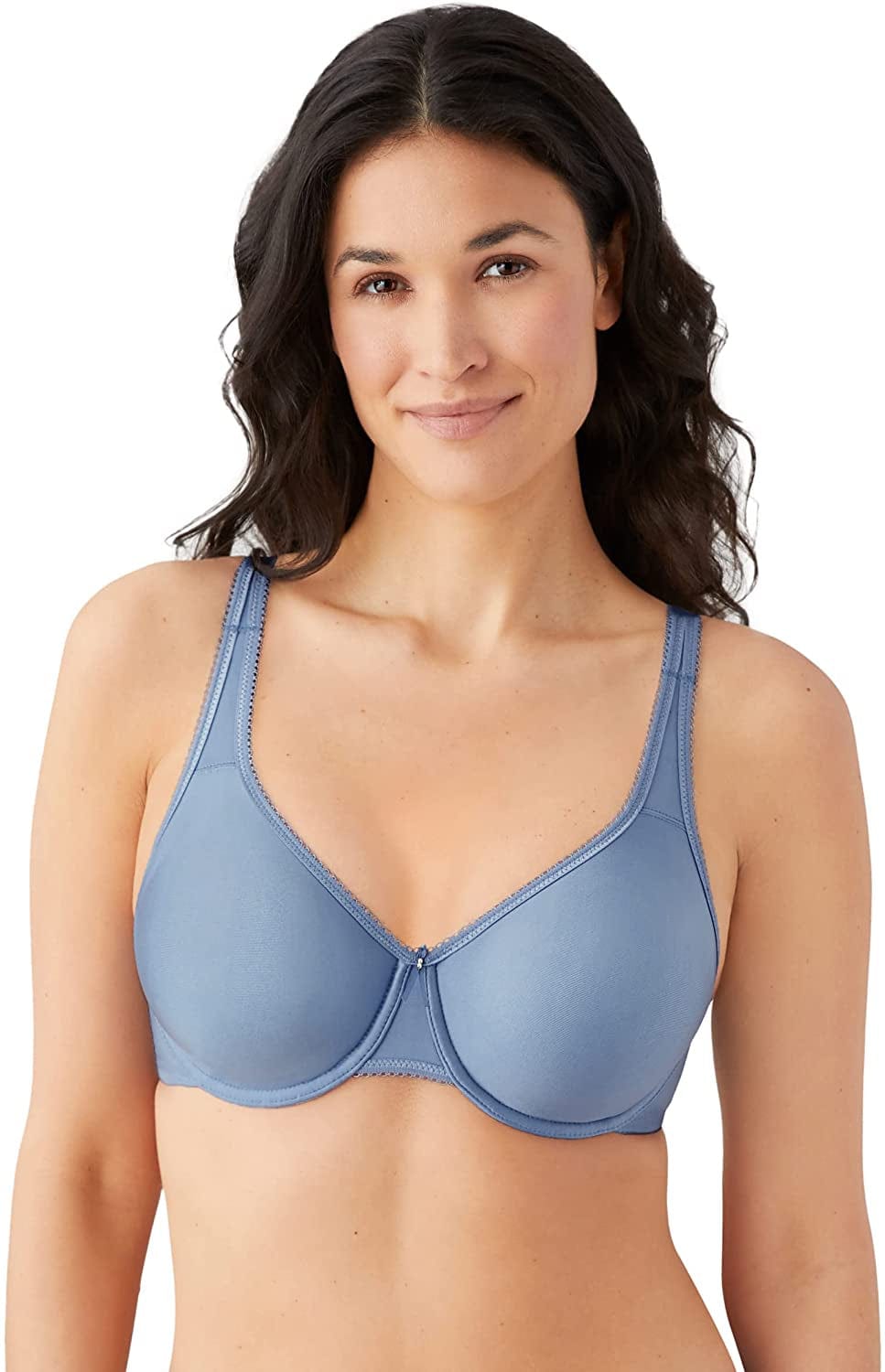 Wacoal Women'S plus Size Full Figure Basic Beauty Underwire Bra Country Blue / 42C