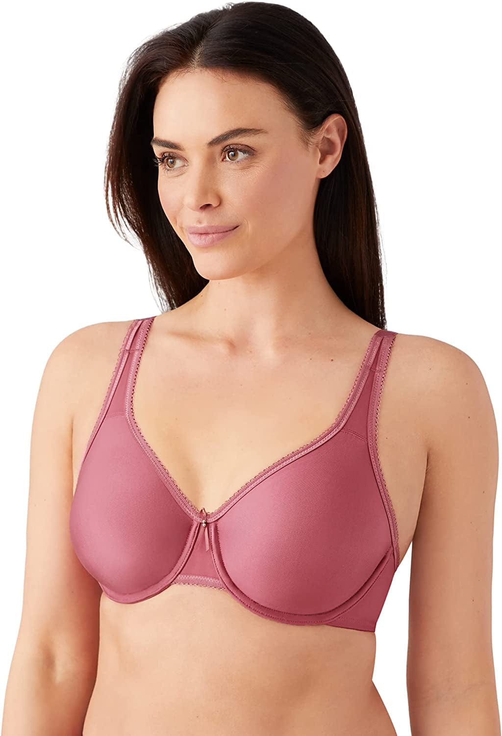 Wacoal Women'S plus Size Full Figure Basic Beauty Underwire Bra Rose Wine / 38D