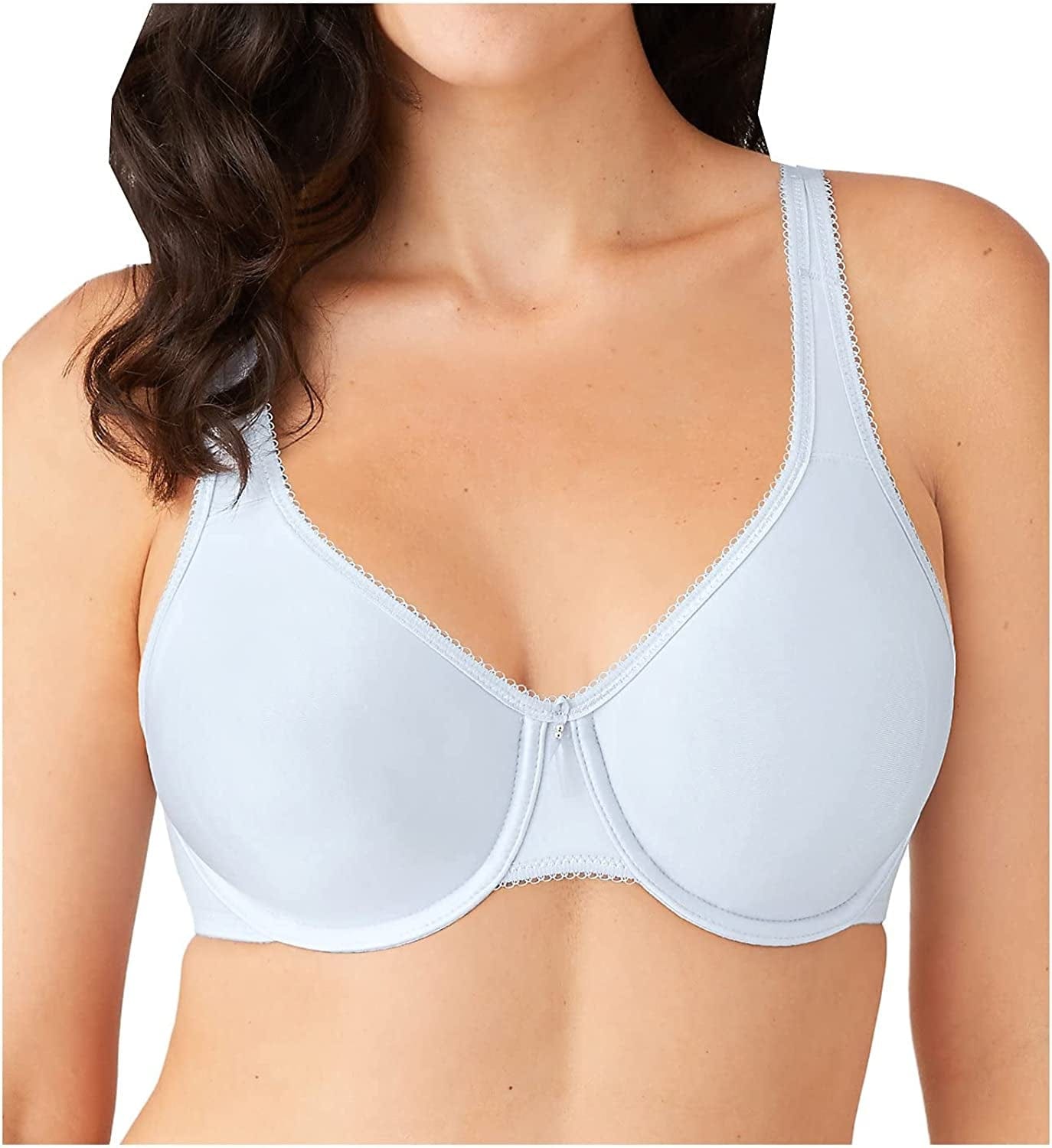 Wacoal Women'S plus Size Full Figure Basic Beauty Underwire Bra Arctic Ice / 42C