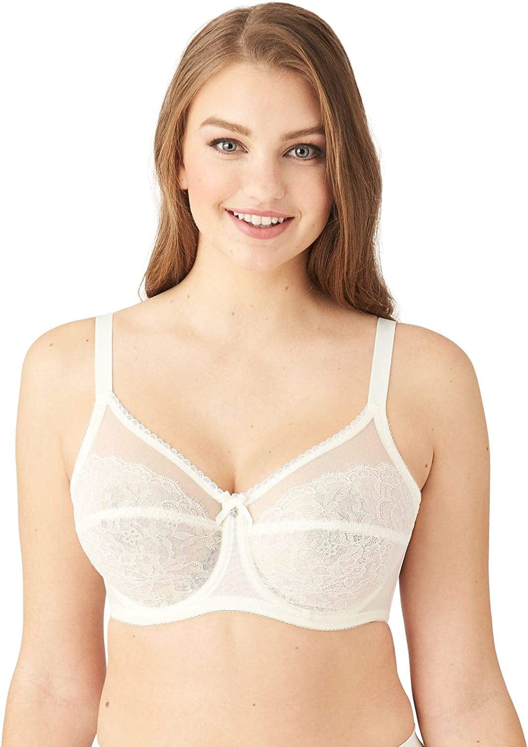 Wacoal Women'S Retro Chic Full Figure Underwire Bra Ivory / (40) 40D