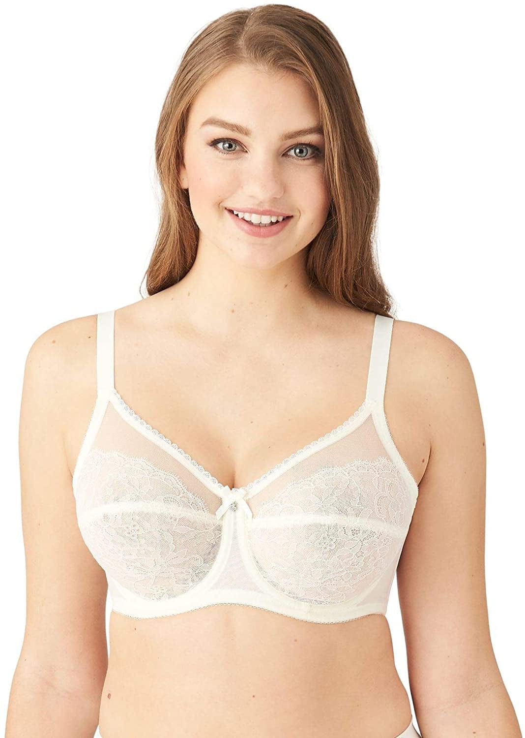 Wacoal Women'S Retro Chic Full Figure Underwire Bra Ivory / (42) 42DDD