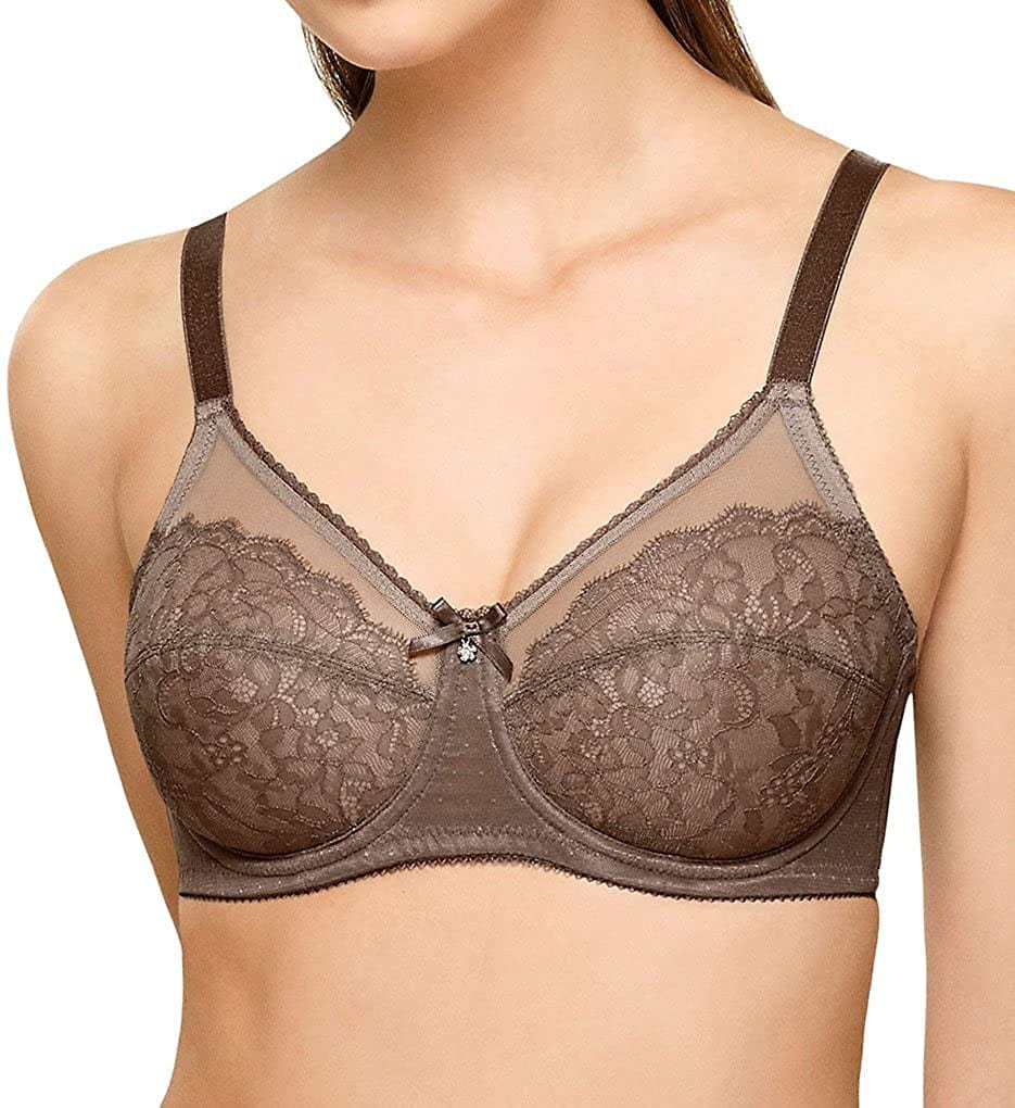 Wacoal Women'S Retro Chic Full Figure Underwire Bra Brown / (44) 44DD