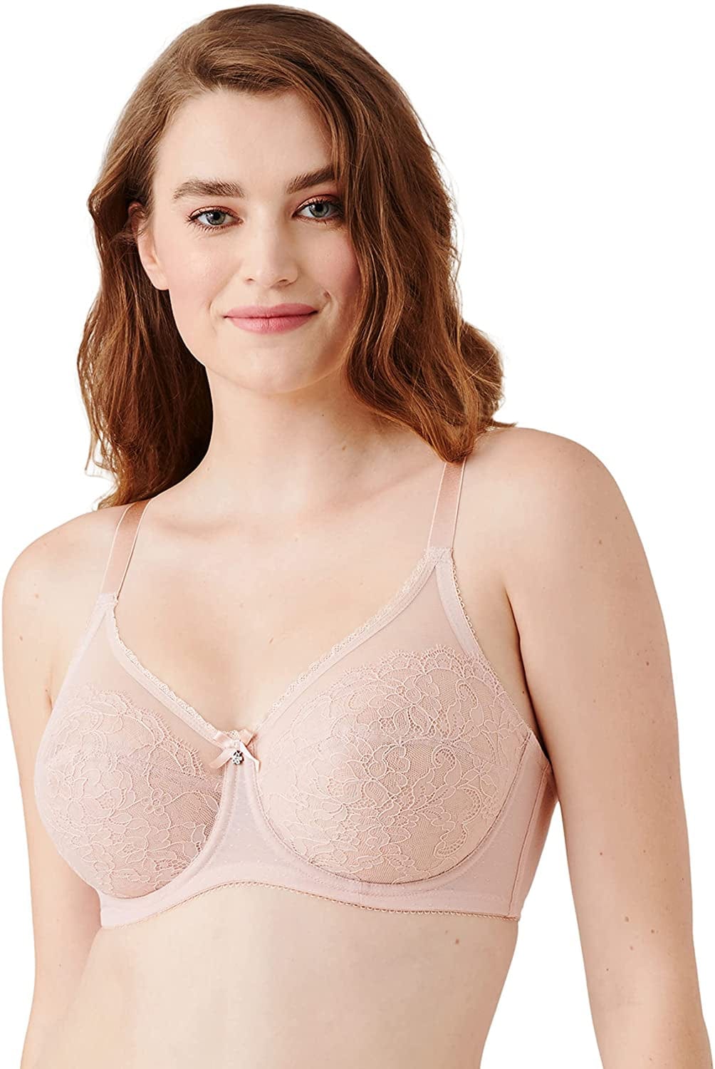 Wacoal Women'S Retro Chic Full Figure Underwire Bra Rose Dust / (40) 40D