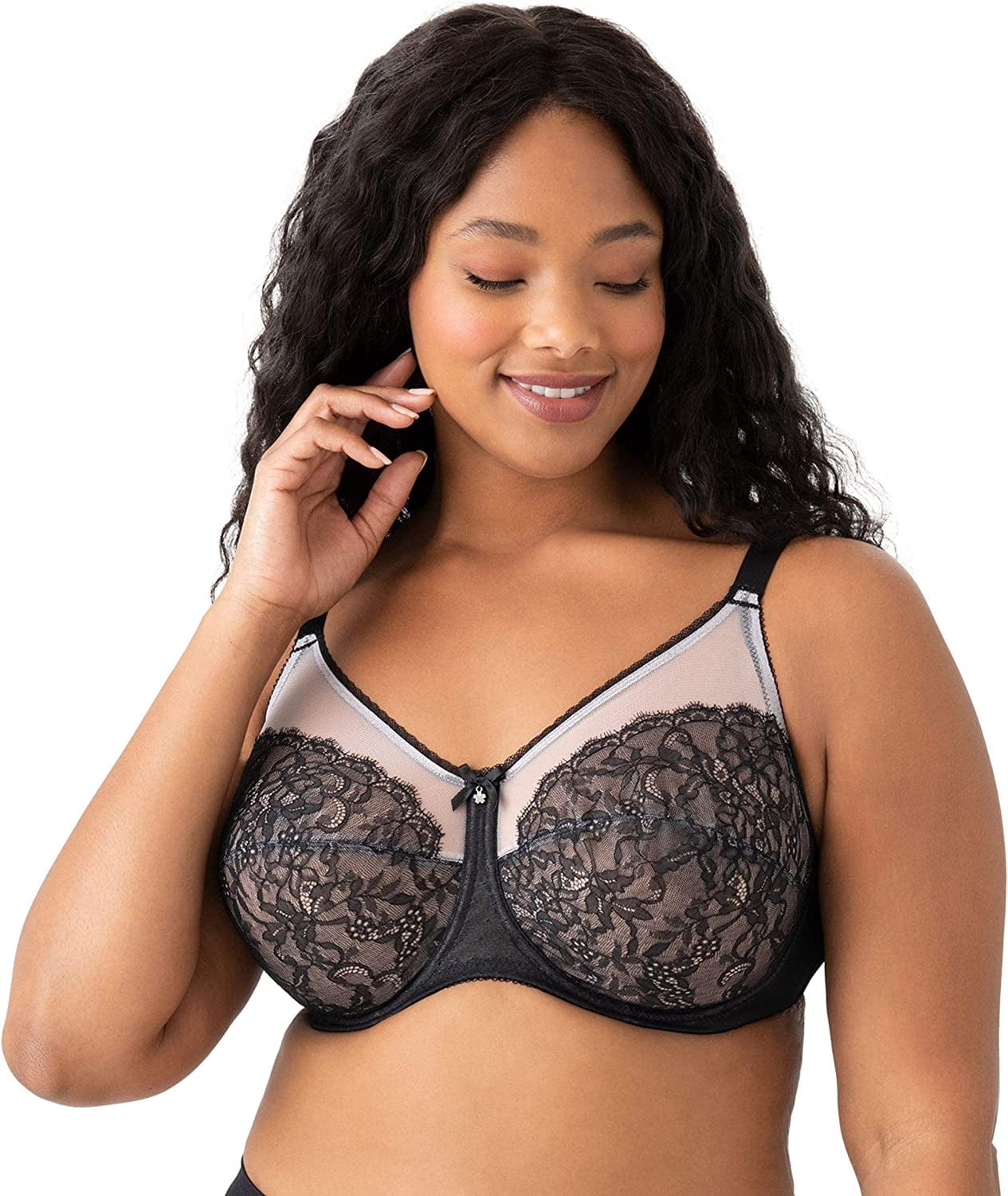 Wacoal Women'S Retro Chic Full Figure Underwire Bra Black / 36D