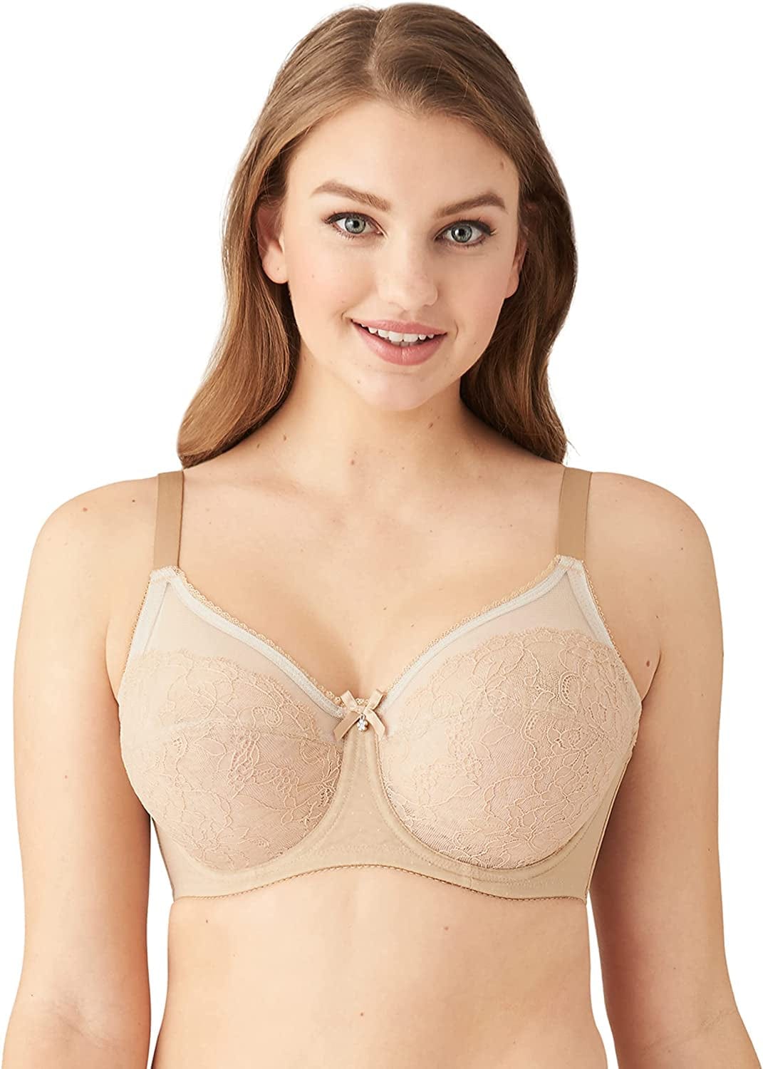 Wacoal Women'S Retro Chic Full Figure Underwire Bra Toast / (36) 36J