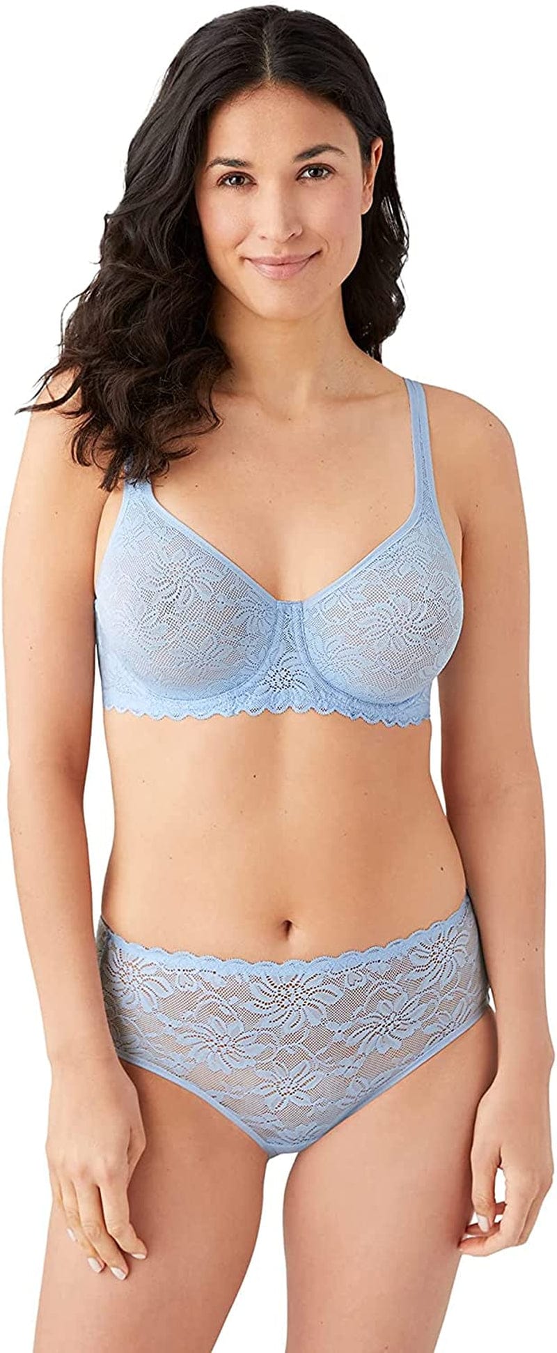 Wacoal Women'S Soft Sense Lace Underwire Bra Kentucky Blue / 36G