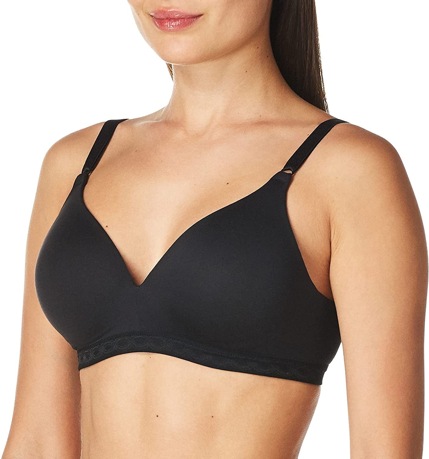 Warner'S Women'S Blissful Benefits Super Soft Wireless Lightly Lined Comfort Bra Rm1691W Black / 40C