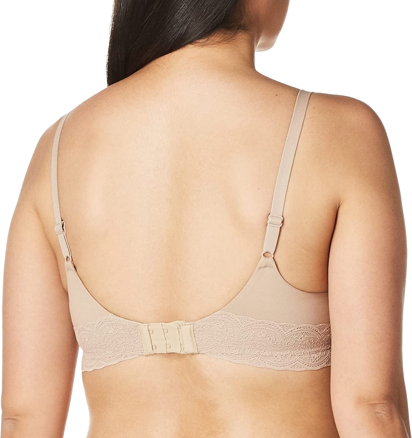 Warner'S Women'S Blissful Benefits Ultrasoft with Lace Wirefree Contour Bra