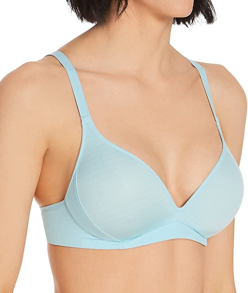 Warner'S Women'S Cloud 9 Super Soft, Naturally Shapes and Lifts Wireless Lightly Lined Convertible Comfort Bra Rm4781A Sea Angel / 36B