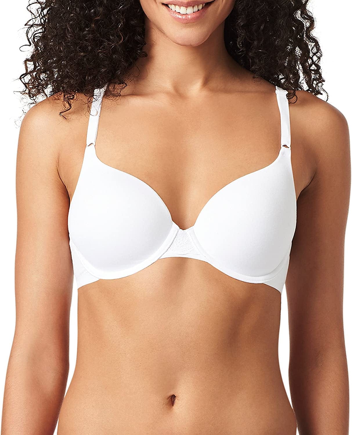 Warner'S Women'S Cloud 9 Super Soft Underwire Lift Convertible T-Shirt Bra Rf2691A White / 34B