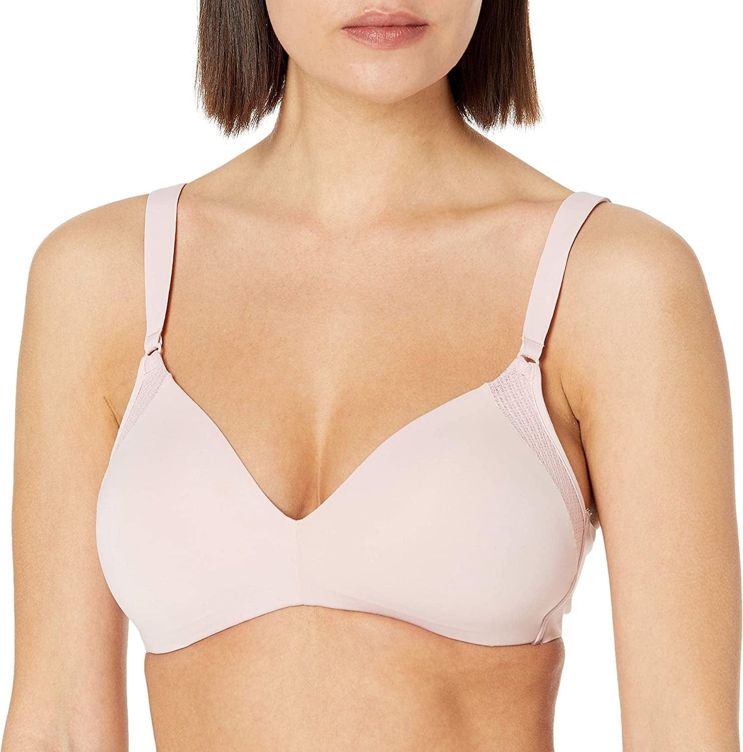 Warner'S Women'S Cloud 9 Super Soft Wireless Lift Comfort Bra Rn2771A Parlour Rose / 34C