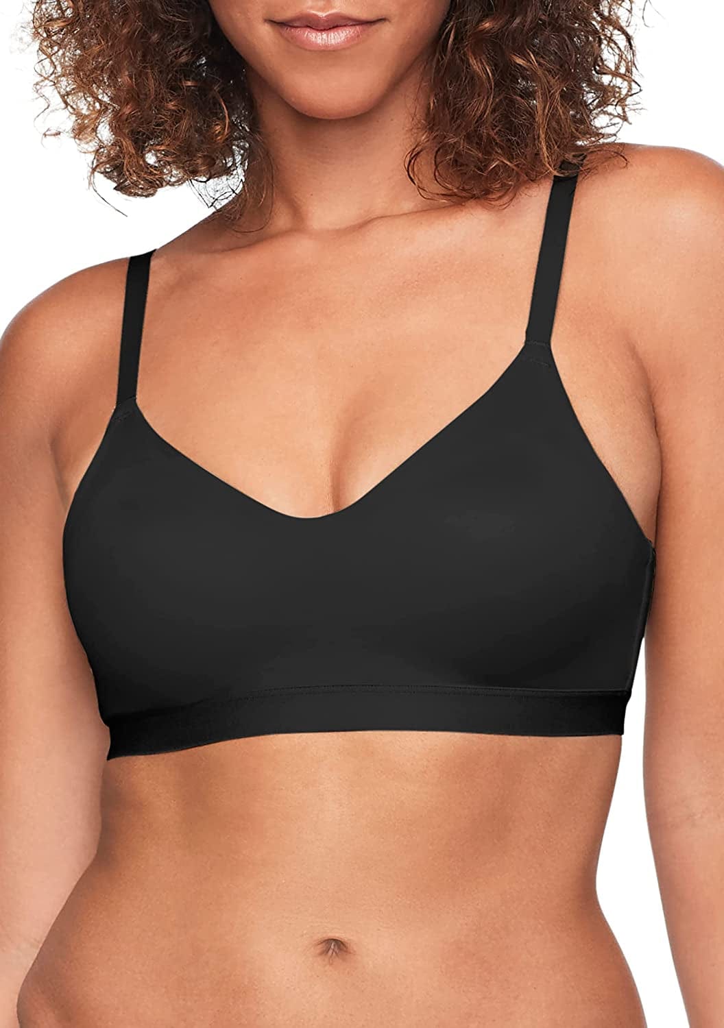 Warner'S Women'S Cloud 9 Super Soft Wireless Lift Convertible Comfort Bra Rn1041A Black / XX-Large Plus
