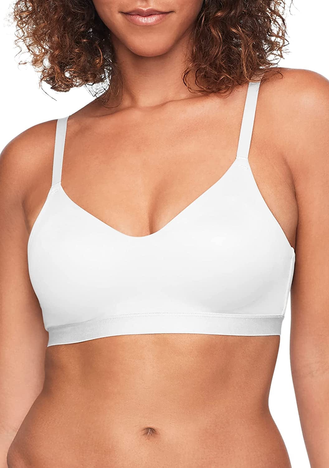 Warner'S Women'S Cloud 9 Super Soft Wireless Lift Convertible Comfort Bra Rn1041A White / Medium