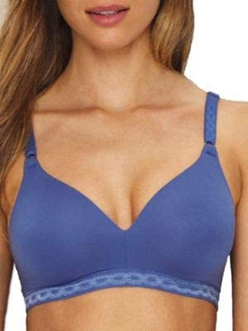 Warner'S Women'S Cloud 9 Super Soft Wireless Lightly Lined Comfort Bra Coastal Fjord / 32B