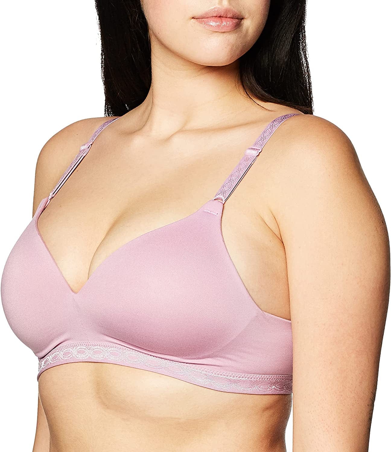 Warner'S Women'S Cloud 9 Super Soft Wireless Lightly Lined Comfort Bra Lavender Rose / 38D