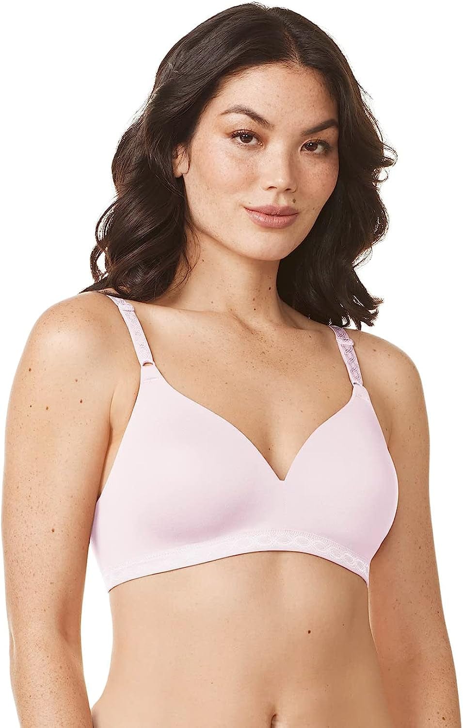 Warner'S Women'S Cloud 9 Super Soft Wireless Lightly Lined Comfort Bra 1269 Pale Pink / 34B