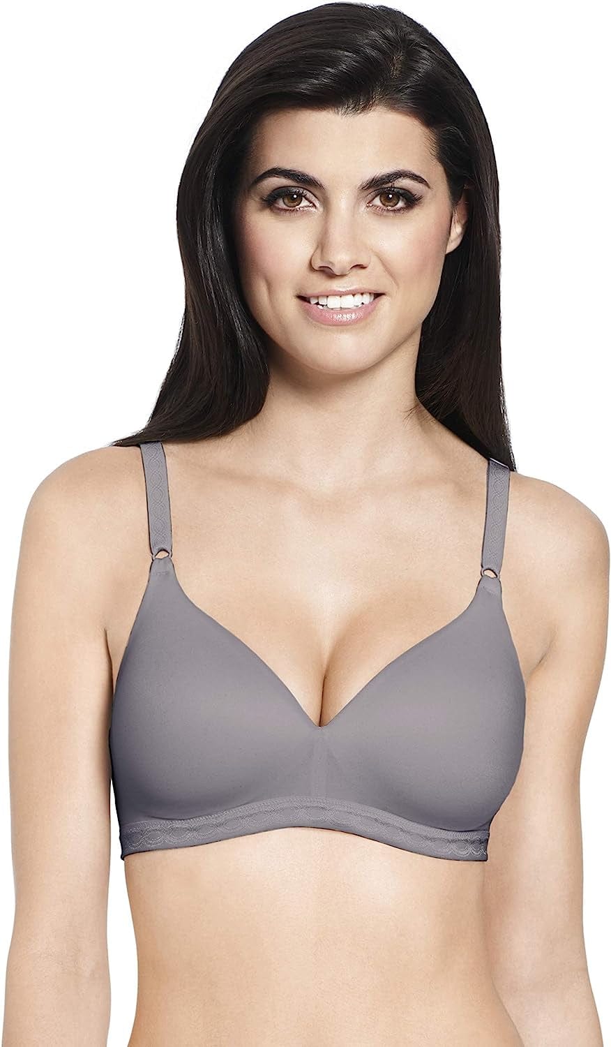 Warner'S Women'S Cloud 9 Super Soft Wireless Lightly Lined Comfort Bra 1269 Graphite Grey / 38B