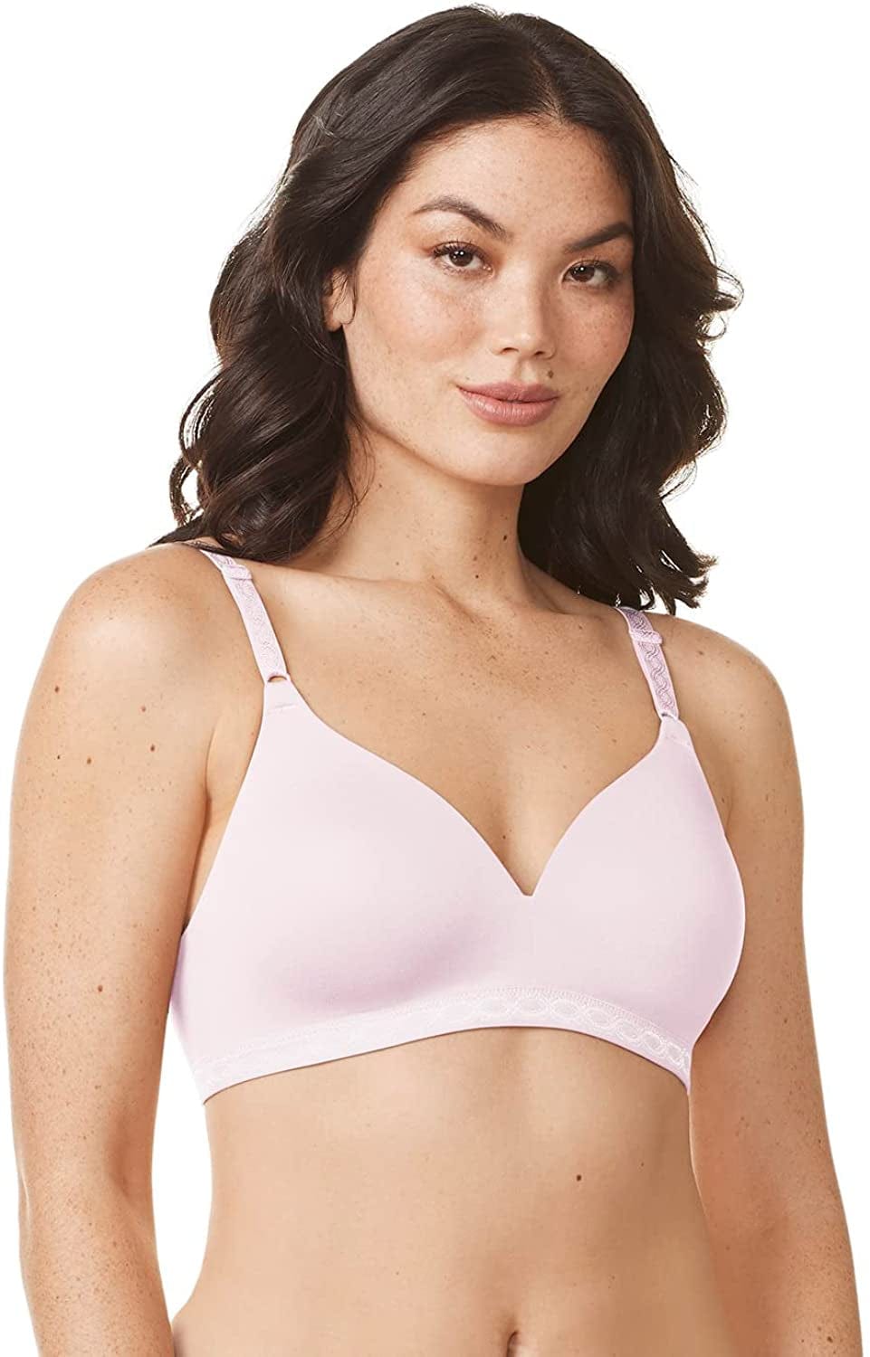 Warner'S Women'S Cloud 9 Super Soft Wireless Lightly Lined Comfort Bra 1269 Pale Pink / 36B