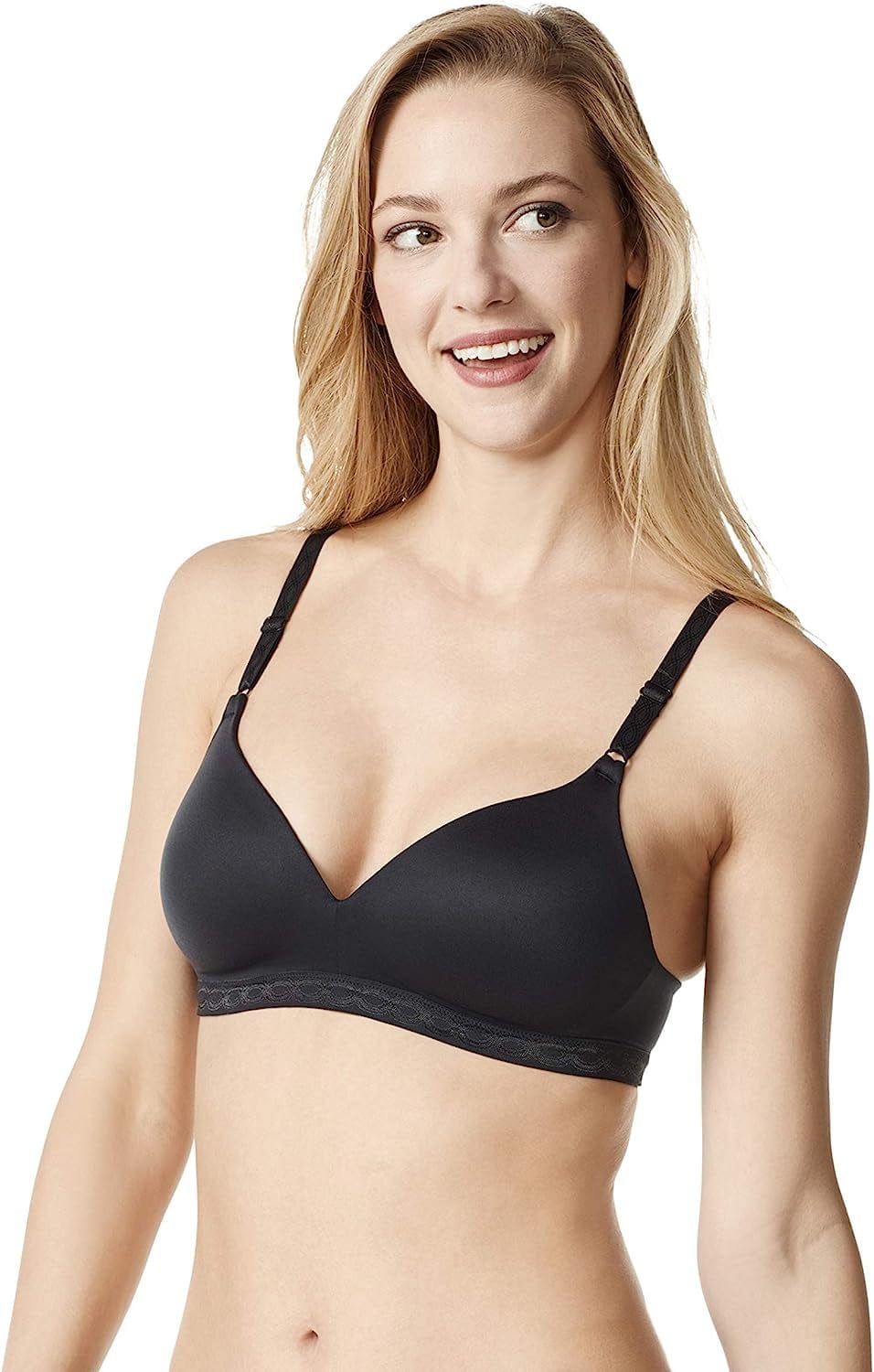 Warner'S Women'S Cloud 9 Super Soft Wireless Lightly Lined Comfort Bra 1269 Rich Black / 36A