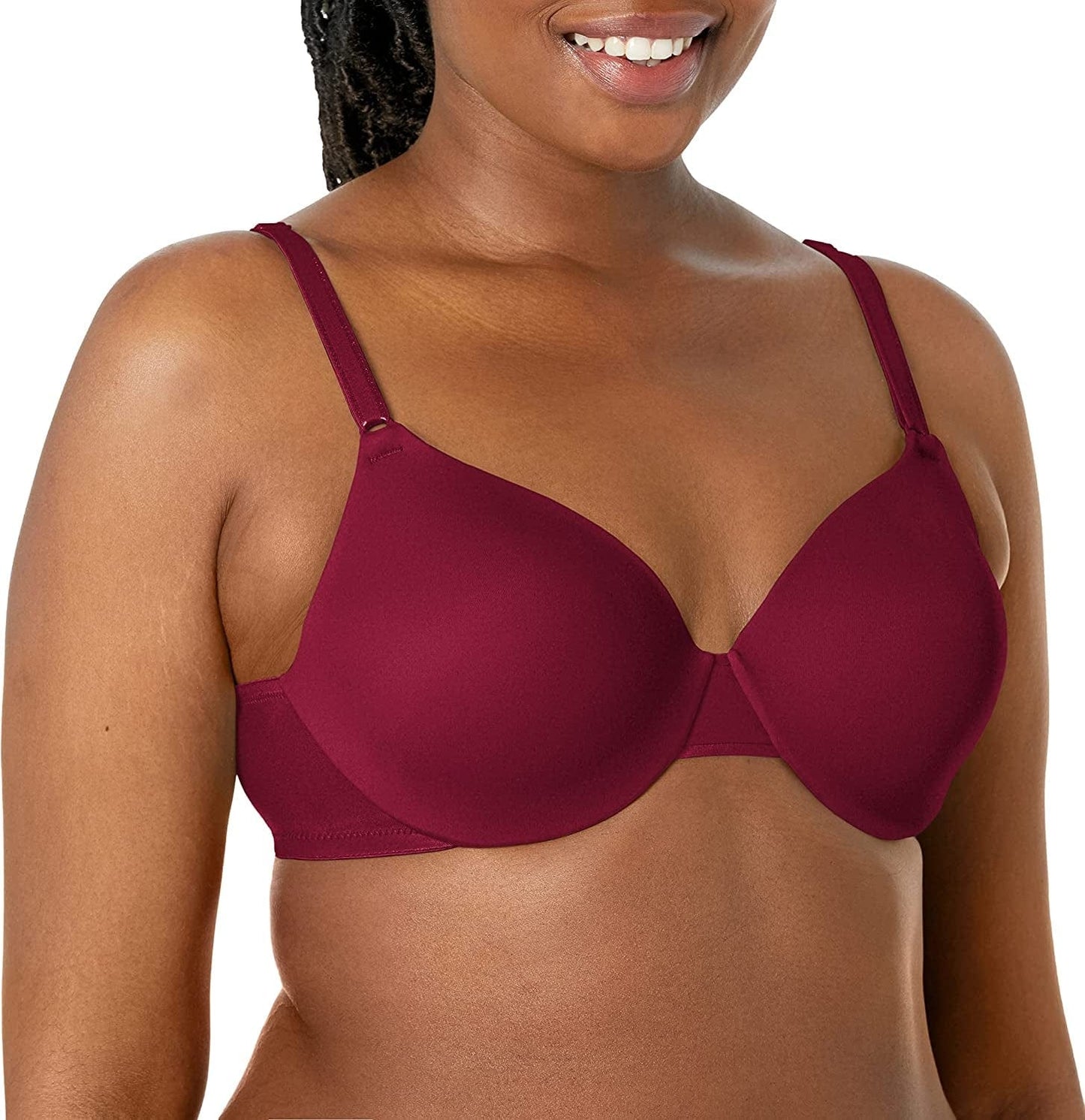 Warner'S Women'S Cushioned Underwire Lightly Lined T-Shirt Bra 1593 Raspberry Jam / 38C