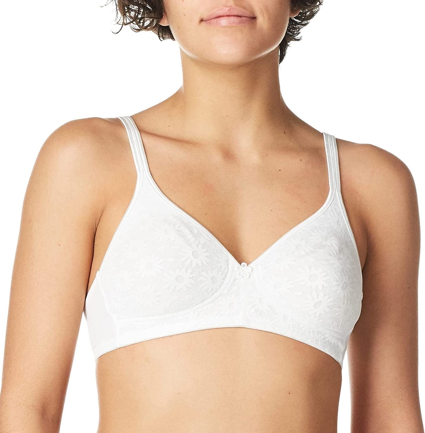 Warner'S Women'S Daisy Lace Wire-Free Bra with Plushline