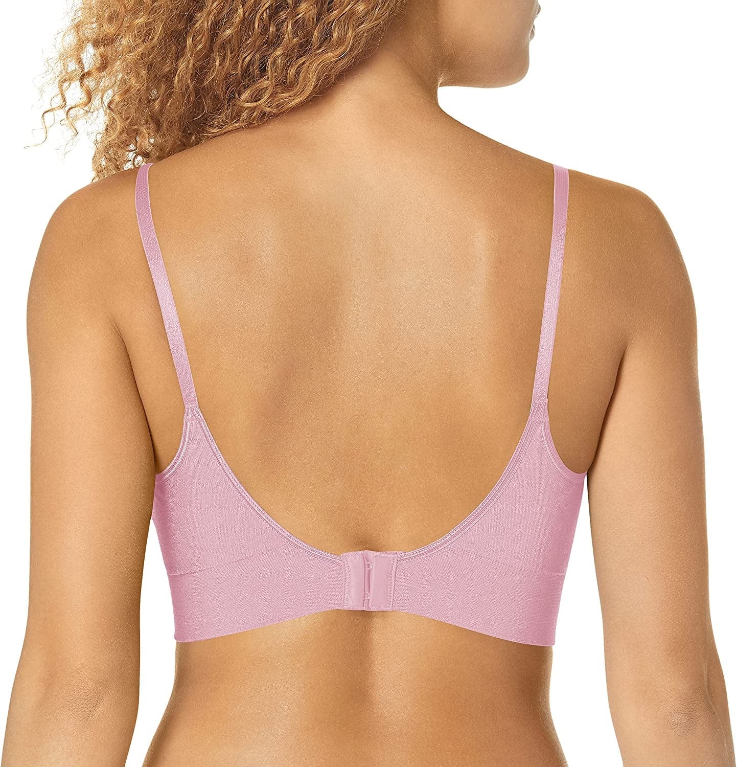 Warner'S Women'S Easy Does It Dig-Free Band with Seamless Stretch Wireless Lightly Lined Convertible Comfort Bra Rm0911A