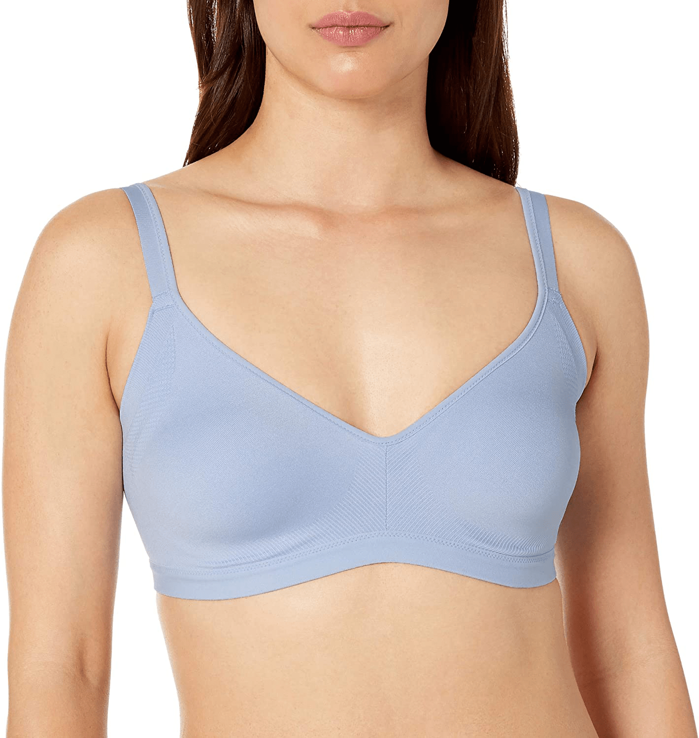 Warner's Women's Easy Does It No Bulge Wire-Free Bra Inspired Blue / XX-Large