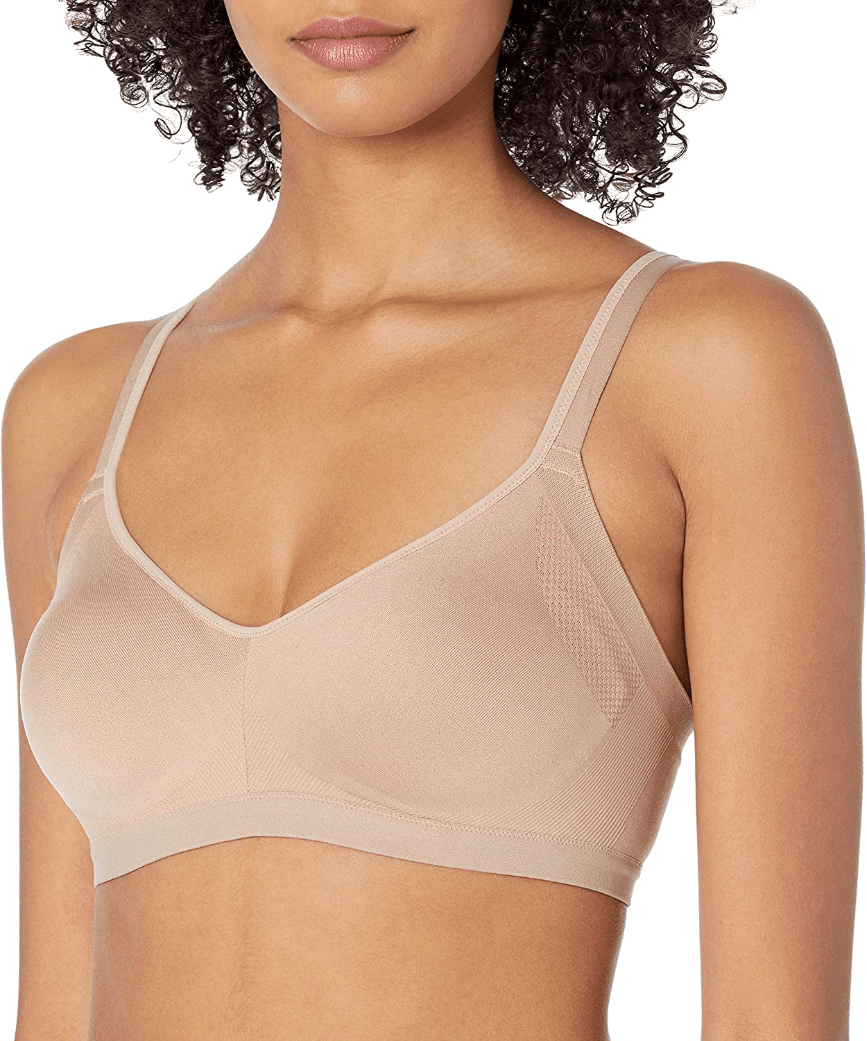 Warner's Women's Easy Does It No Bulge Wire-Free Bra Toasted Almond / XX-Large