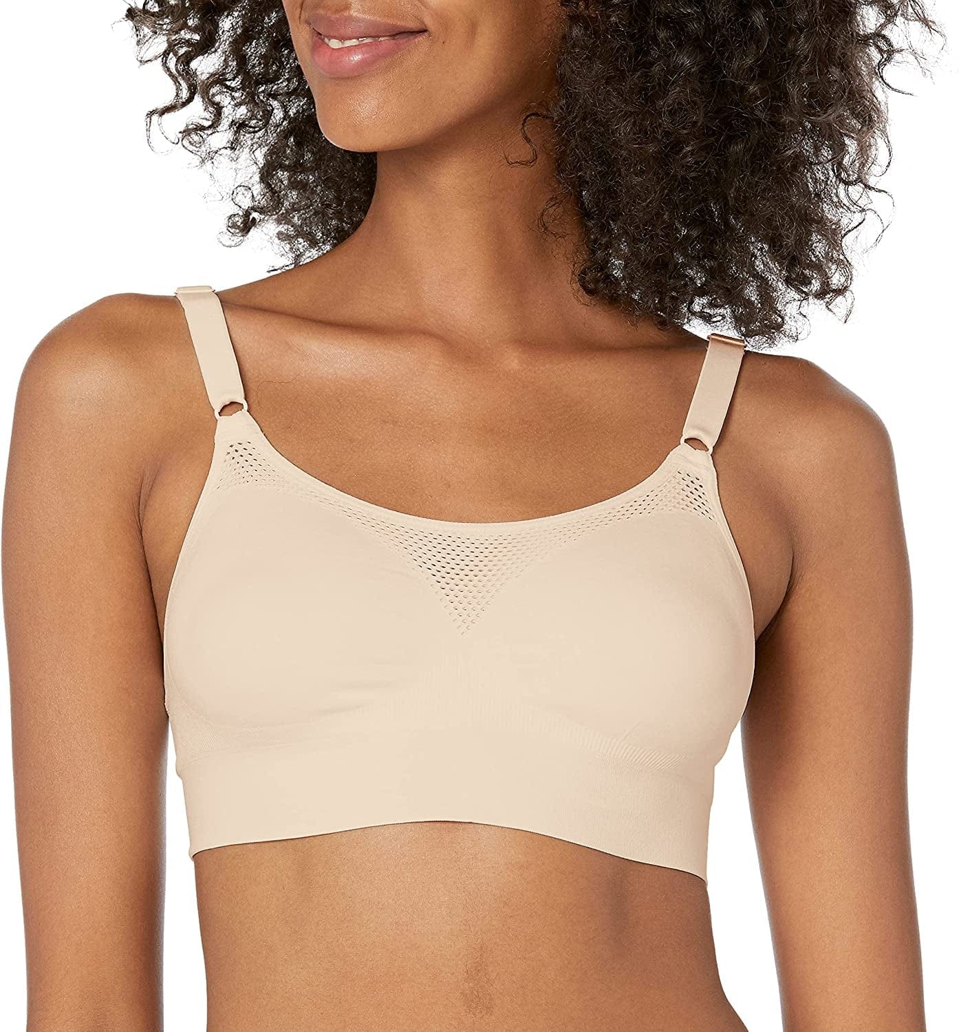 Warner'S Women'S Easy Does It Wire-Free 2-Ply Bra Butterscotch / Large