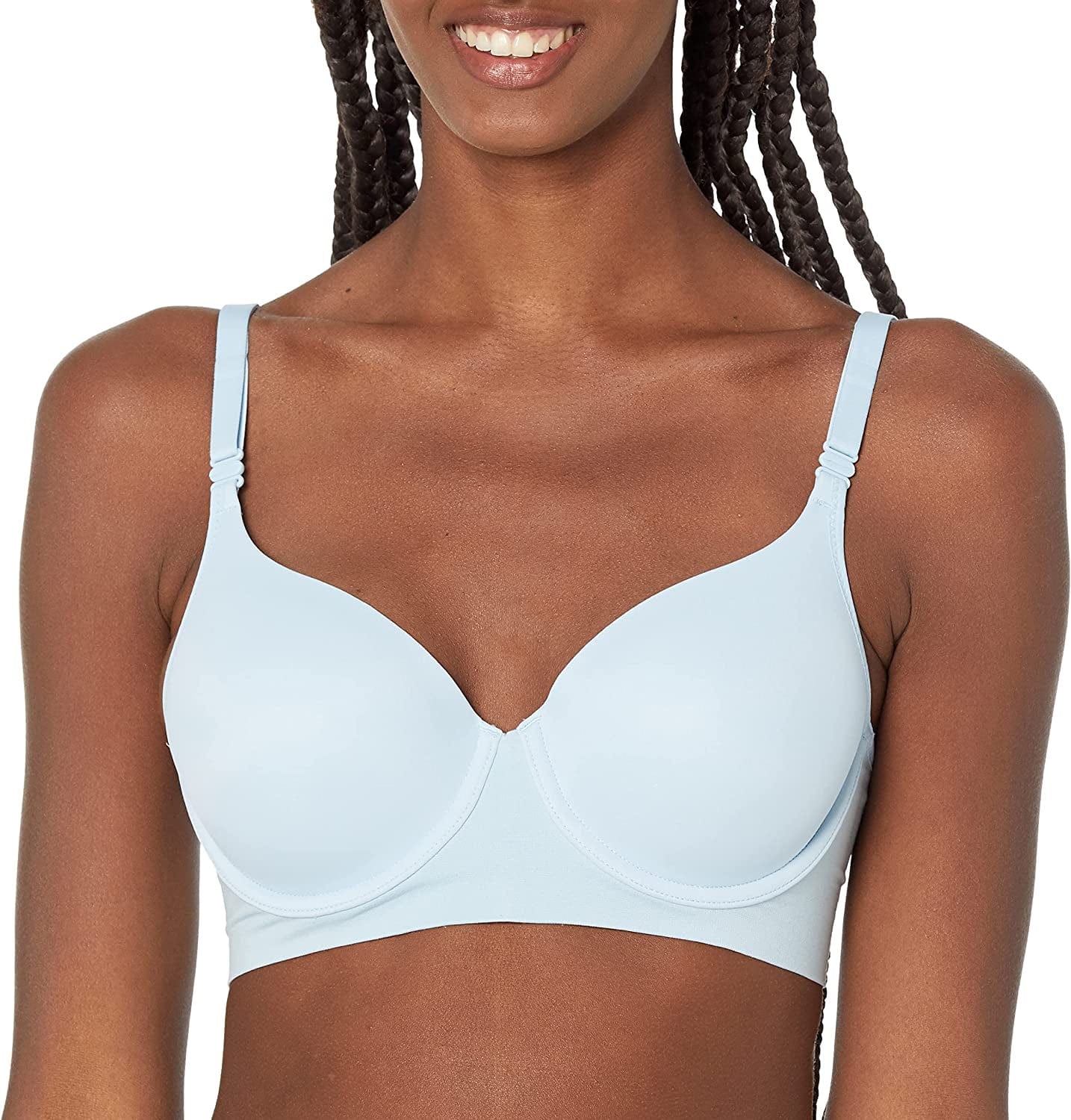 Warner'S Women'S Elements of Bliss Cushioned Underwire Lightly Lined Convertible T-Shirt Bra Ra2041A Angel Falls / 34C