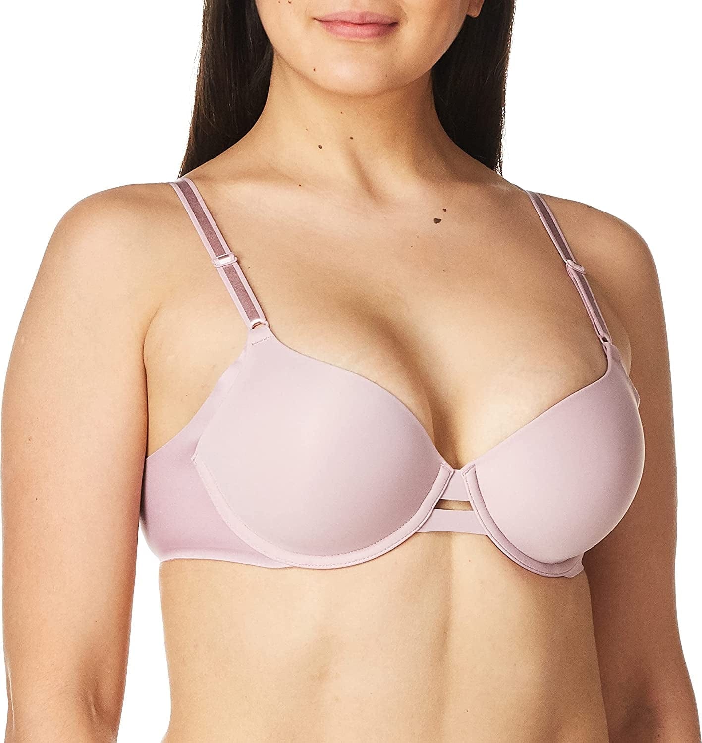 Warner'S Women'S No Side Effects Full Coverage Underwire Bra Mauve Shadows / 40D