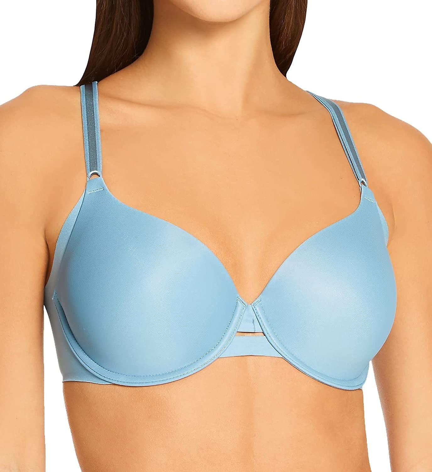 Warner'S Women'S No Side Effects Full Coverage Underwire Bra Cool Water / 38D