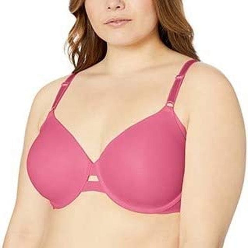 Warner'S Women'S No Side Effects Full Coverage Underwire Bra Phlox Pink / 38D