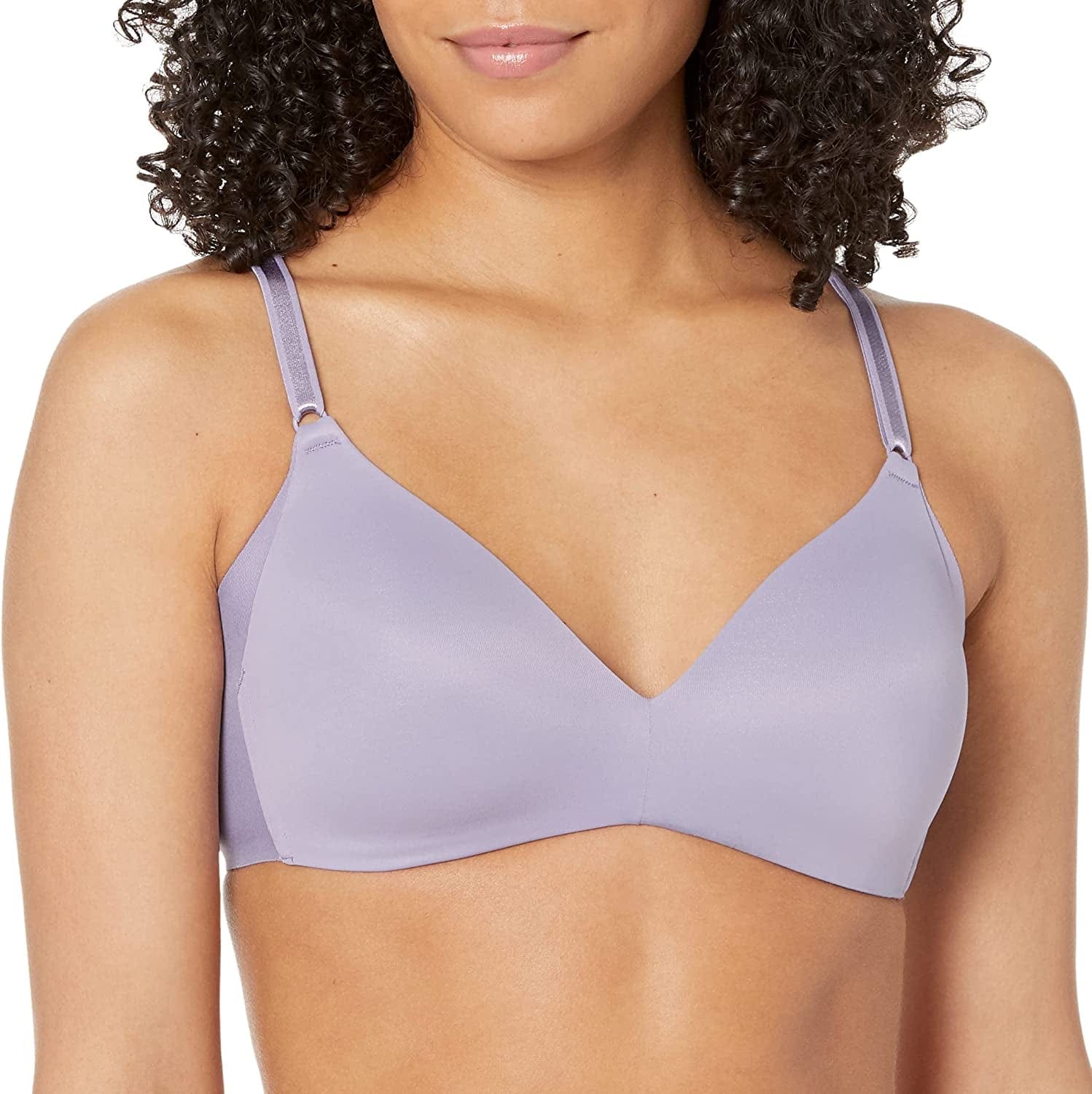 Warner'S Women'S No Side Effects Underarm-Smoothing Comfort Wireless Lightly Lined T-Shirt Bra 1056 Daybreak / 34A