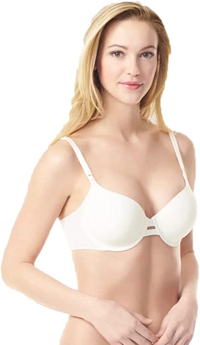 Warner'S Women'S plus Size Simply Perfect Underarm-Smoothing Comfort Underwire Lightly Lined T-Shirt Bra Ta4356 Beige / 34D