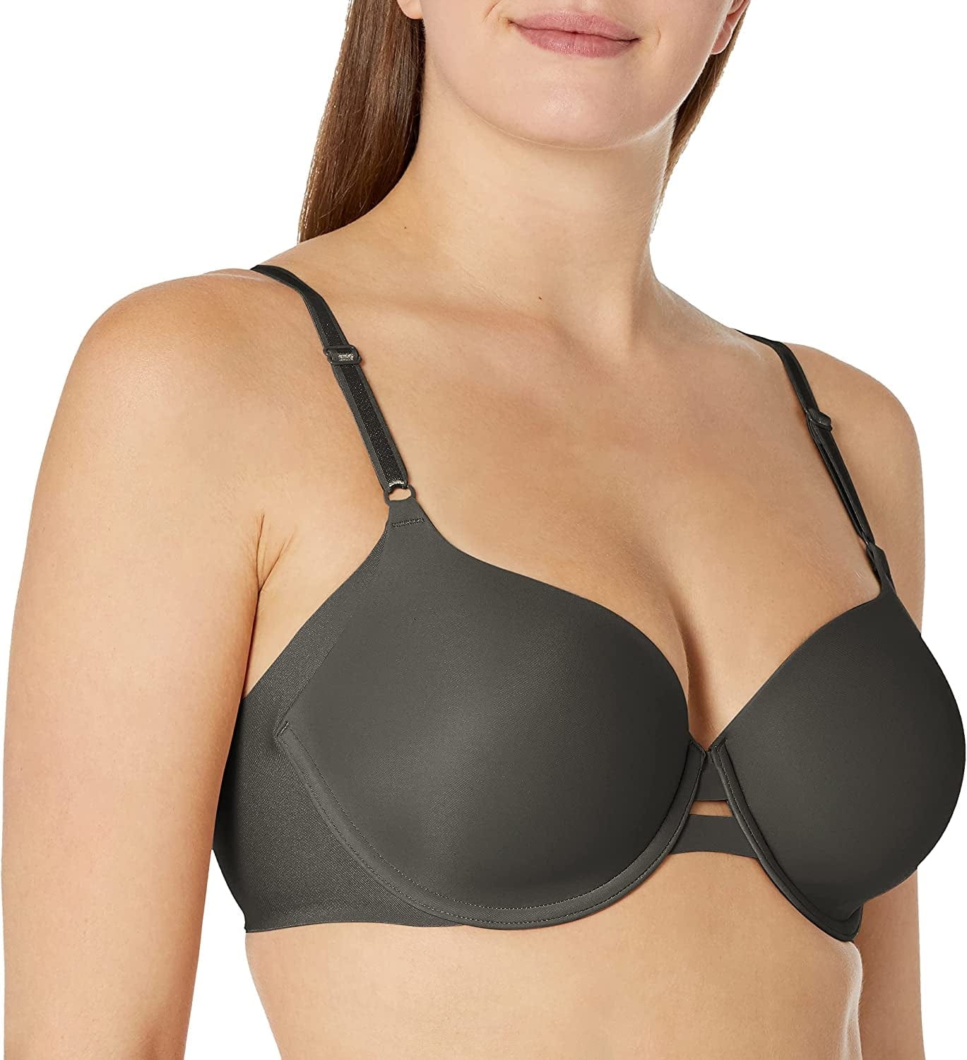 Warner'S Women'S plus Size Simply Perfect Underarm-Smoothing Comfort Underwire Lightly Lined T-Shirt Bra Ta4356 Stone / 40D