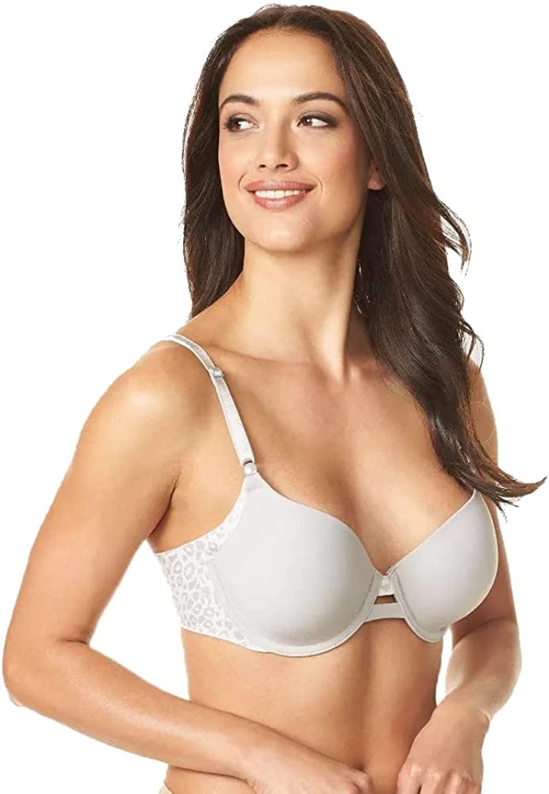 Warner'S Women'S plus Size Simply Perfect Underarm-Smoothing Comfort Underwire Lightly Lined T-Shirt Bra Ta4356 Silver / 40C