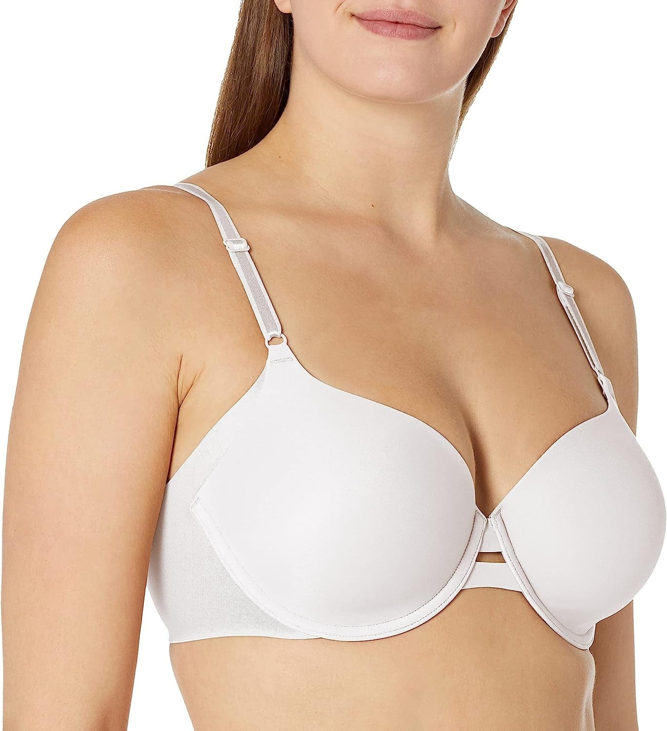 Warner'S Women'S plus Size Simply Perfect Underarm-Smoothing Comfort Underwire Lightly Lined T-Shirt Bra Ta4356 White / 36DD