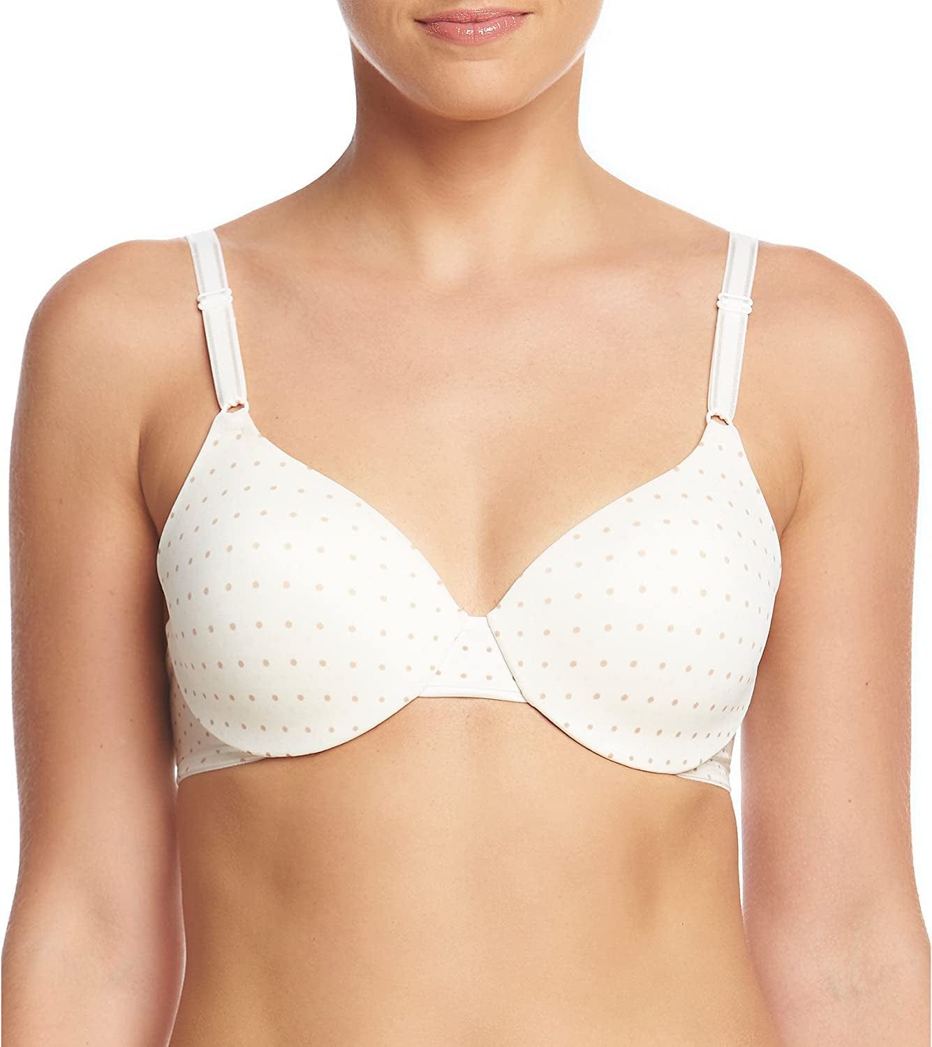 Warner’S Women’S This Is Not a Bra Full-Coverage Underwire Bra Body Tone Polka Dot / 40D
