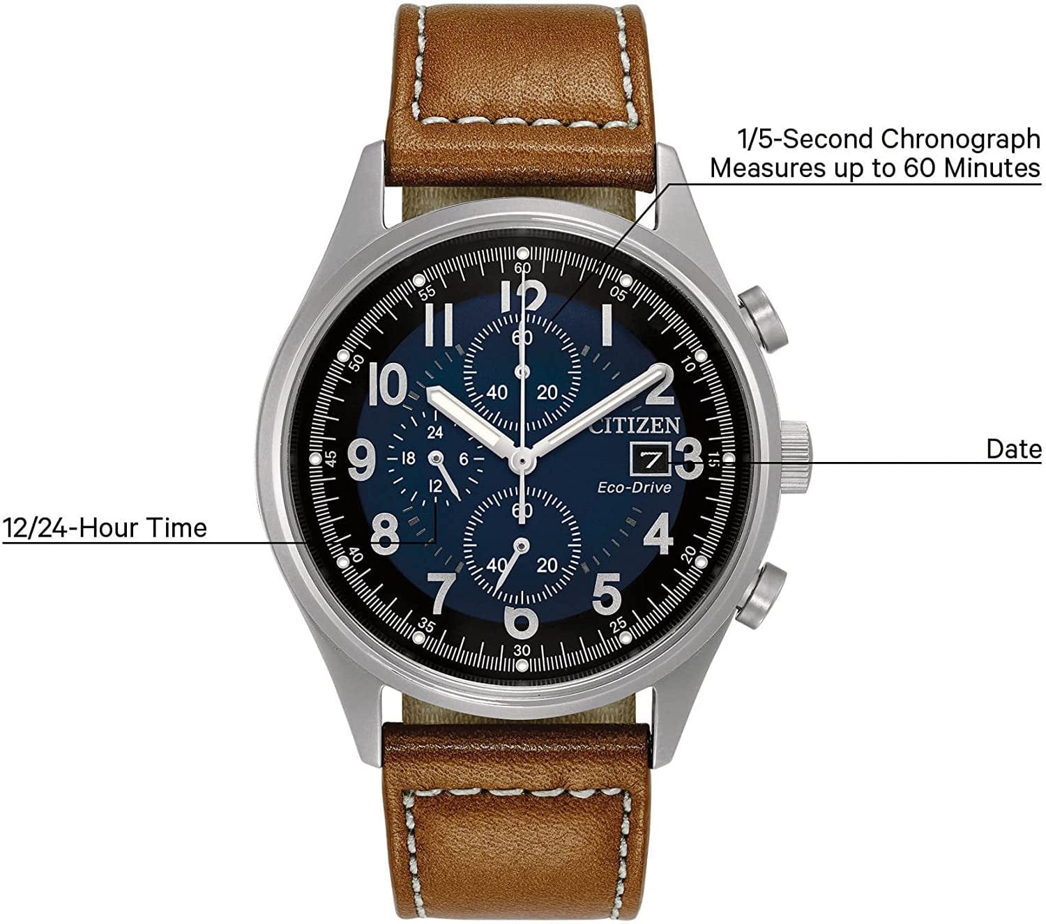 Watches Men'S CA0621-05L Eco-Drive Silver