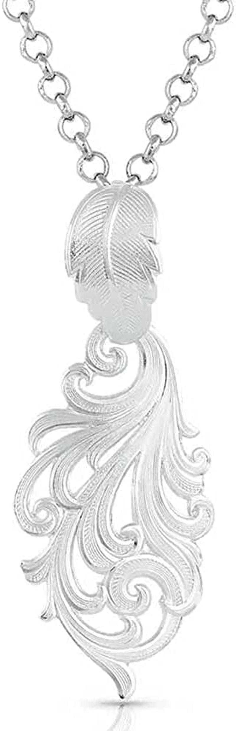 Western Lifestyle Feather Necklace Mountain Calling Feather