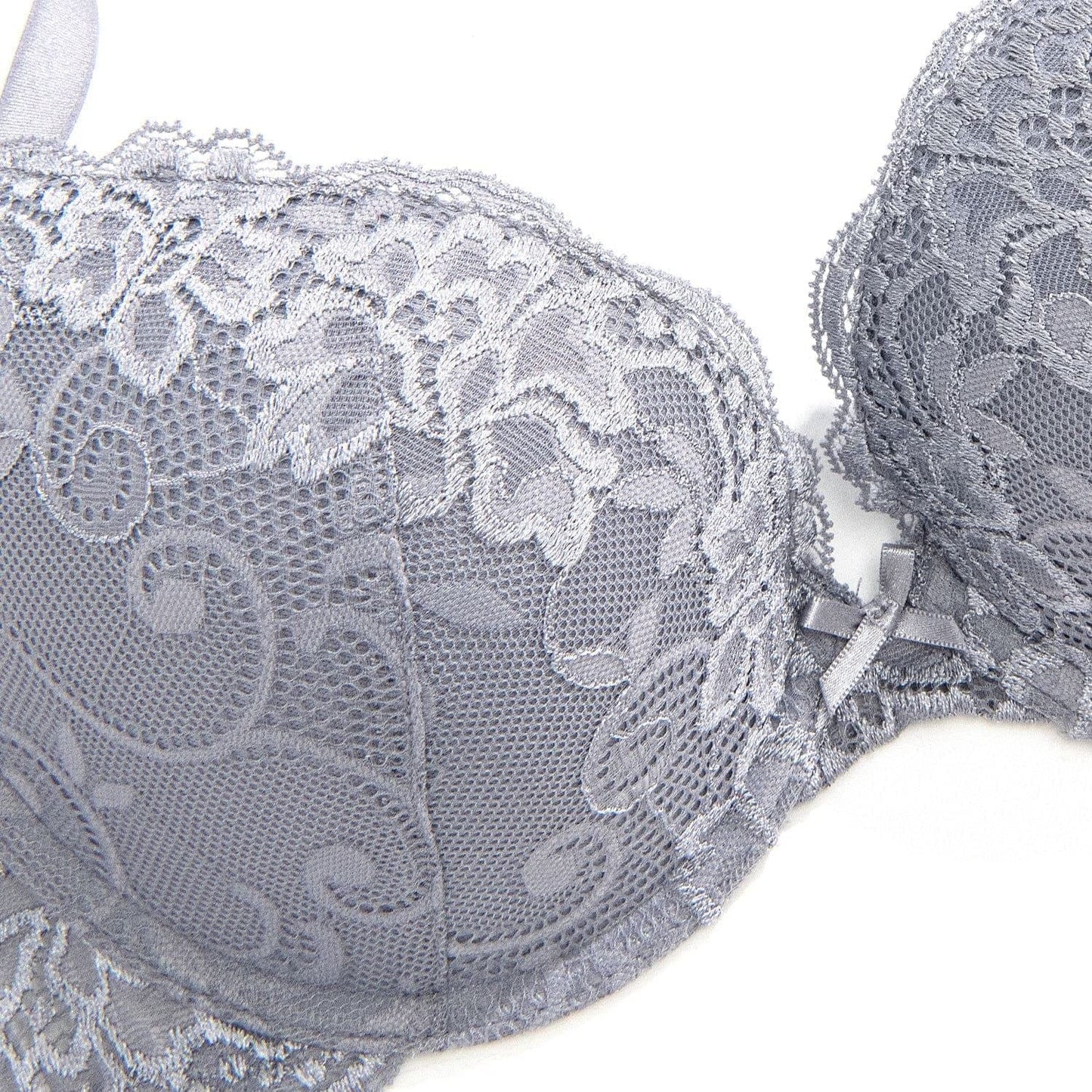 Wingslove Women'S Push up Bra Lace Comfort Padded Bra Add 1 Cup Brassiere Plunge Underwire Bra Lift up Bras