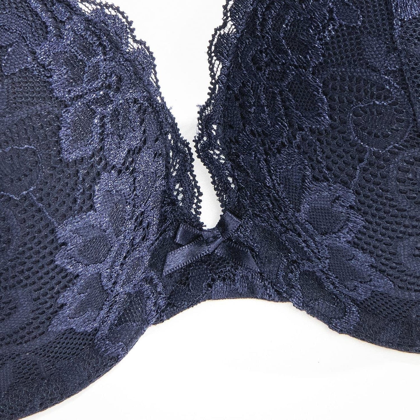Wingslove Women'S Push up Bra Lace Comfort Padded Bra Add 1 Cup Brassiere Plunge Underwire Bra Lift up Bras
