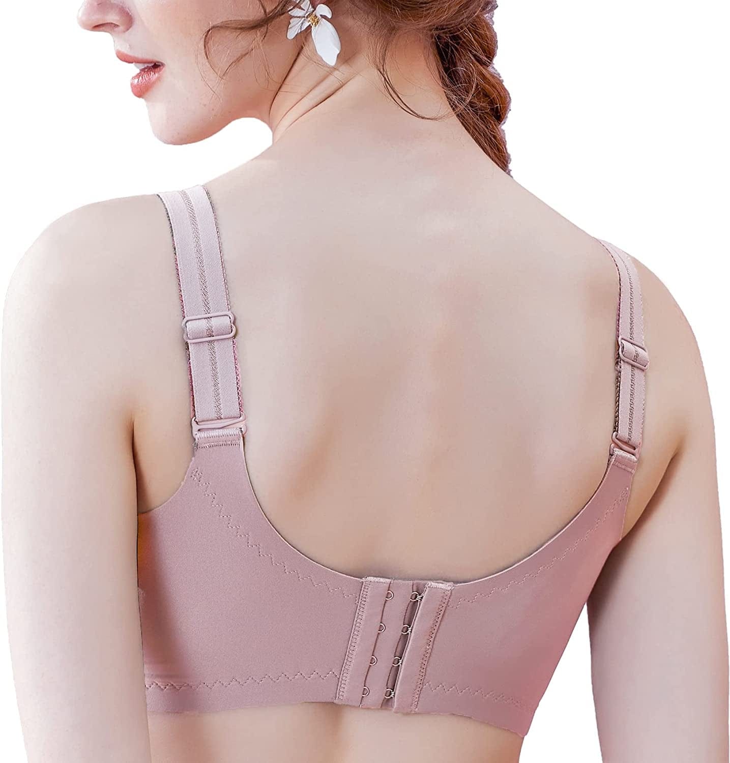 Wireless Bras for Women Full Coverage Comfortable Soft Minimizer Smoothing Back Everyday Bra